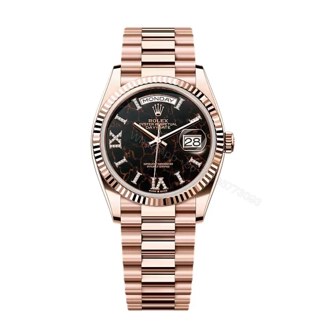 Superclone Rolex Day-Date Eisenkiesel Diamond Dial 128235-0041 36 mm — view 1