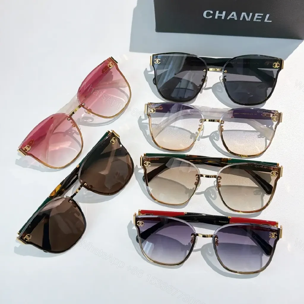 View 4 of Black Metal + Gold Accents Sunglasses – Modern Luxe, All-Day Comfort
