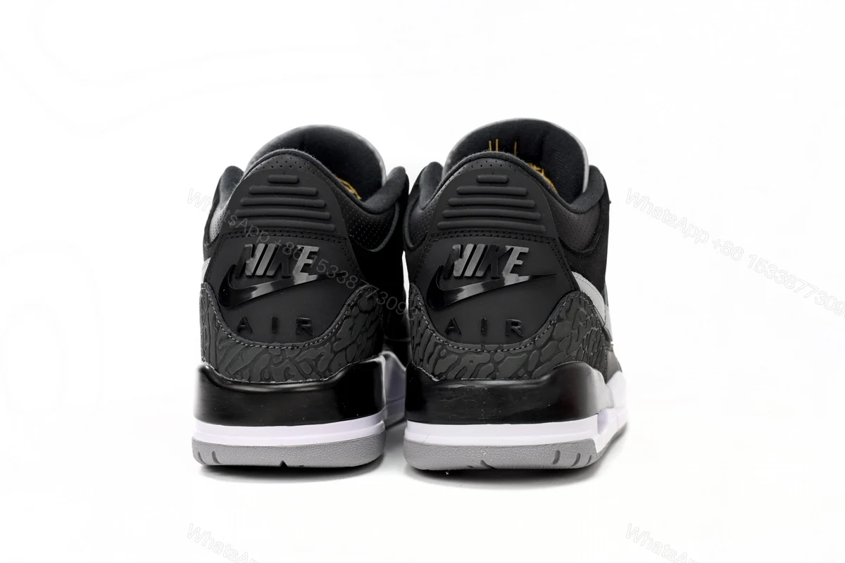 View 9 of Air Jordan 3 Tinker “Black Cement”15 CK4348-007