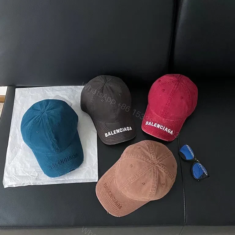 View 6 of Balenciaga Logo-Forward Cap: Luxe Cotton-Twill, Unisex