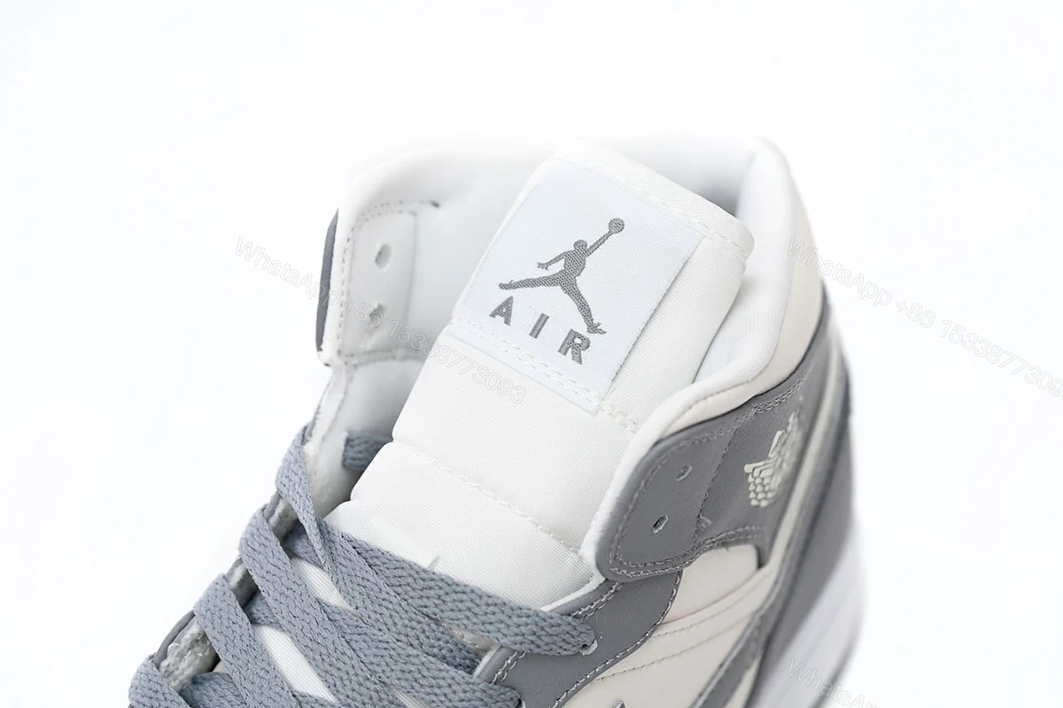 View 7 of Air Jordan 1 White Soot BQ6472-115