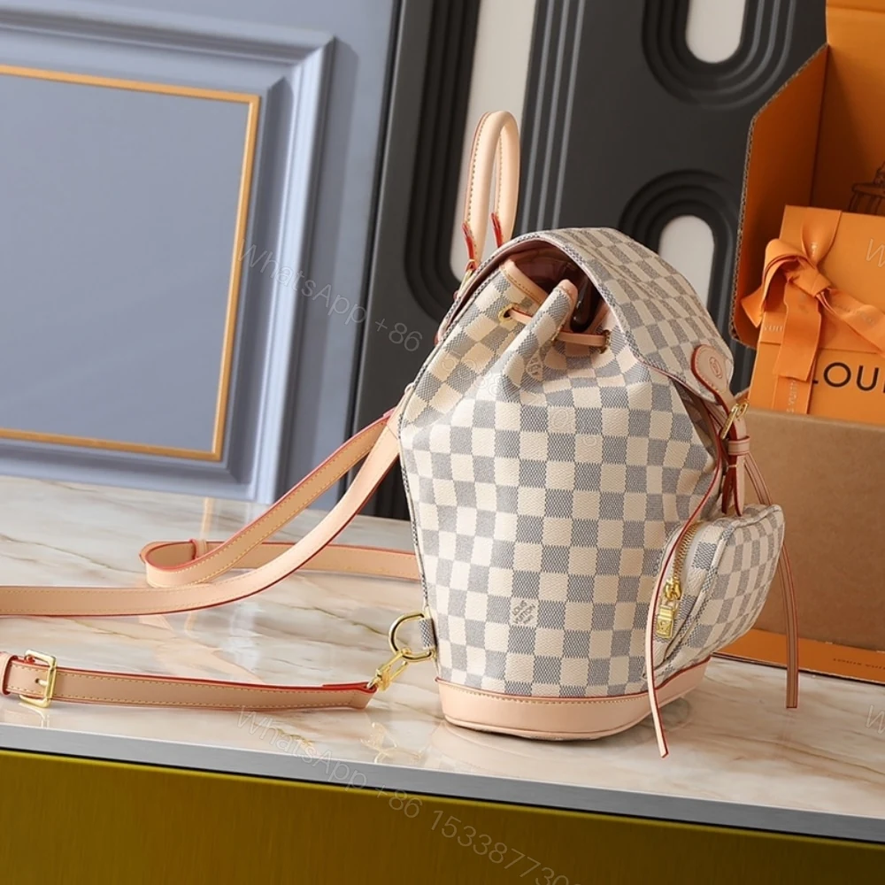 View 3 of LOUIS VUITTON MONTSOURIS PM DAMIER AZUR 30CM N00120
