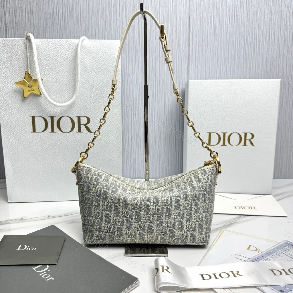 View 6 of Monogram Texture Crossbody with Gold Chain Detail