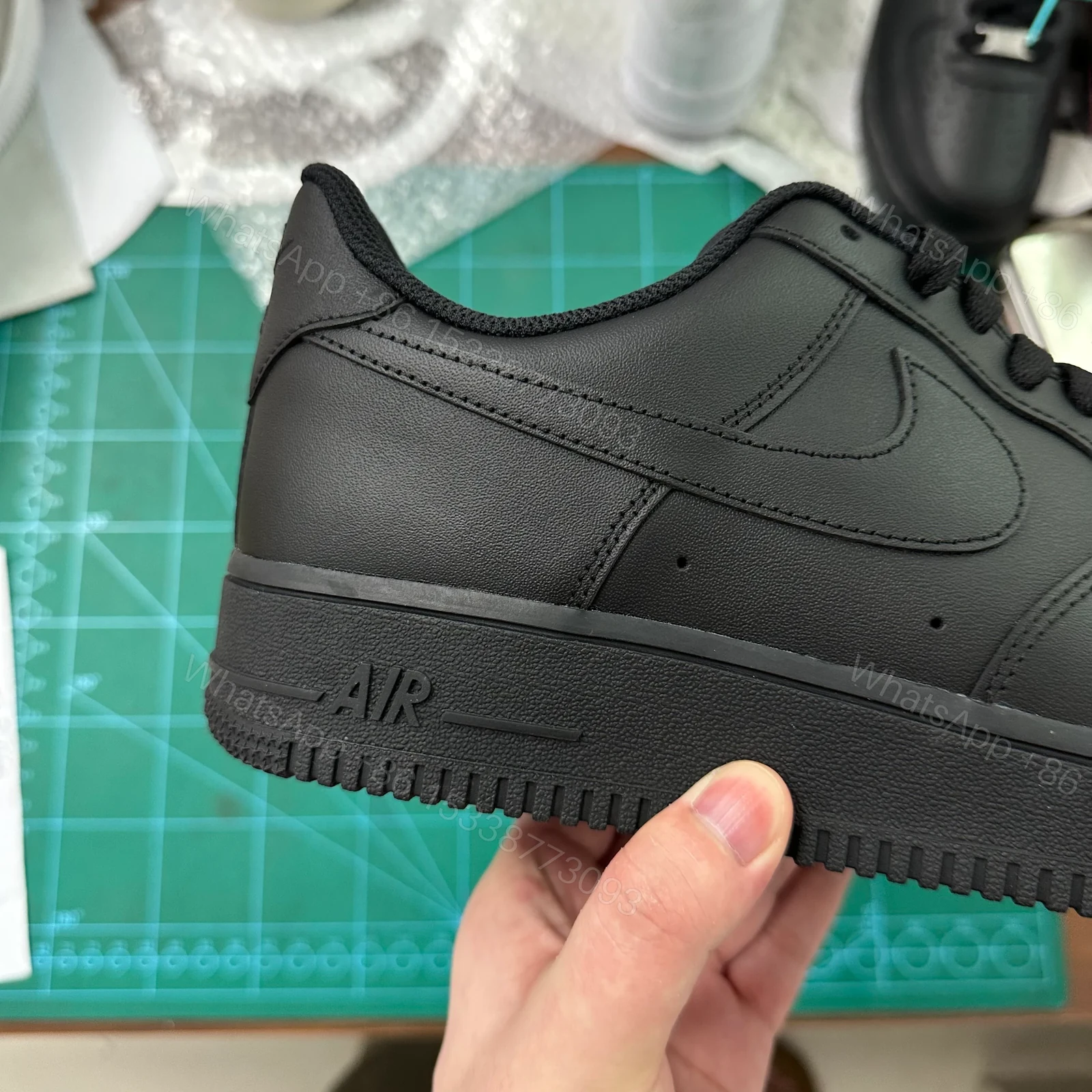 View 3 of Nike Air Force 1 Low '07 Black
