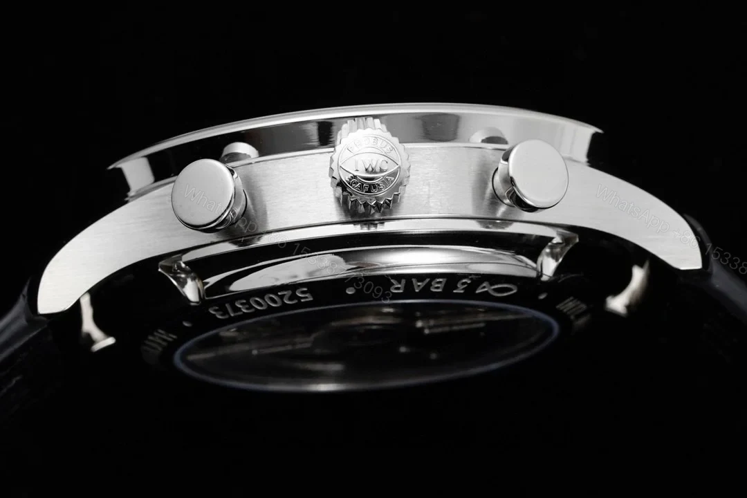 View 6 of IWC Portugieser Chronograph Stainless Steel / Green Dial IW3716-15