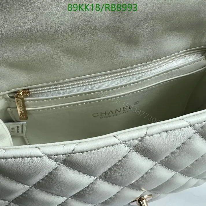 View 11 of Chanel Inspired Classic Black Flap Mini Bag- Elegant Style
