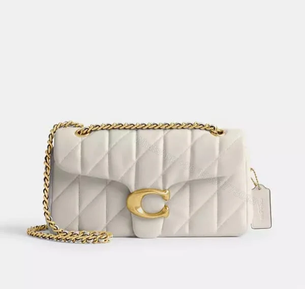 View 6 of FIRST COPY Coach Tabby 20 Quilted Leather Shoulder Bag