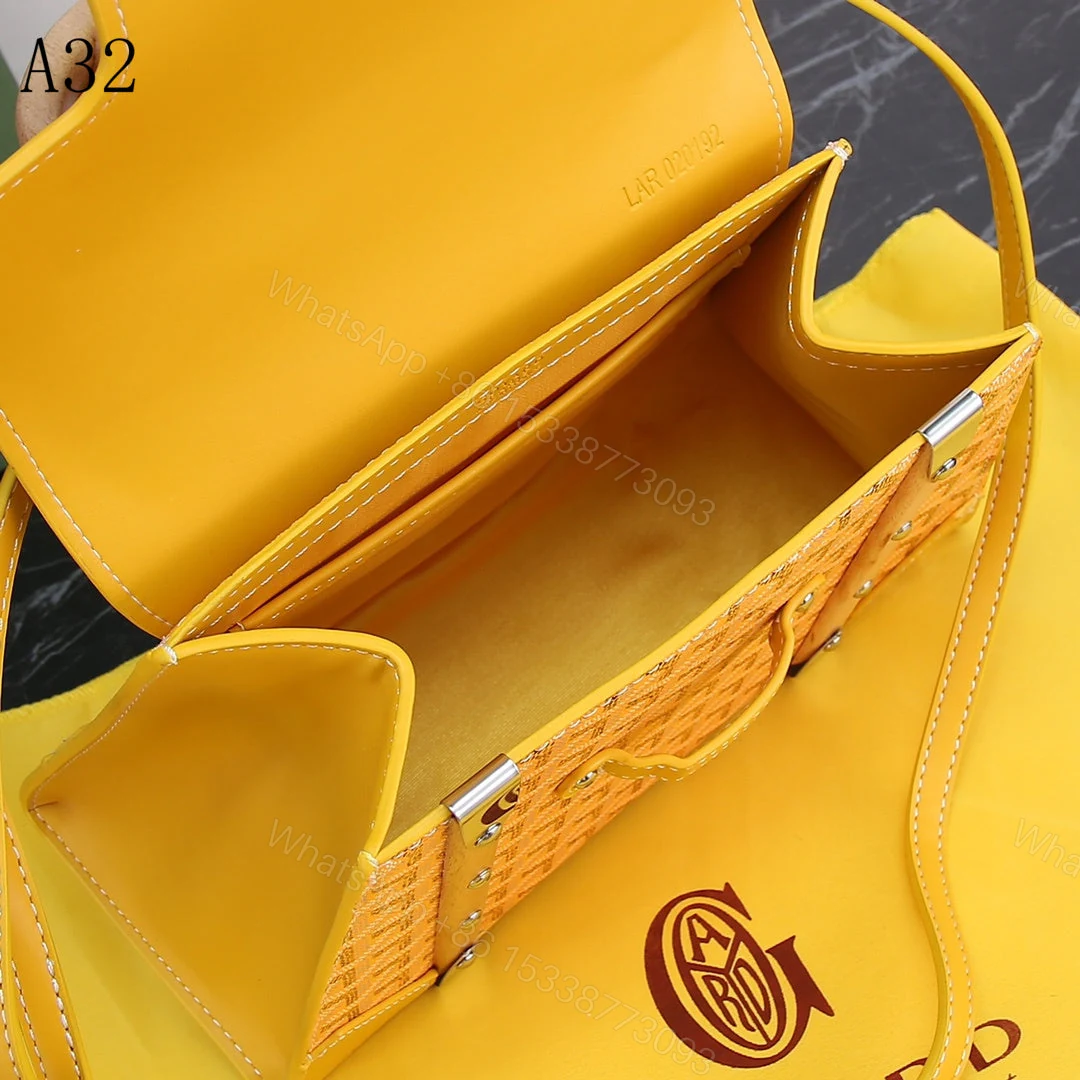 View 3 of GOYARD SAIGON PM BAG YELLOW 20CM