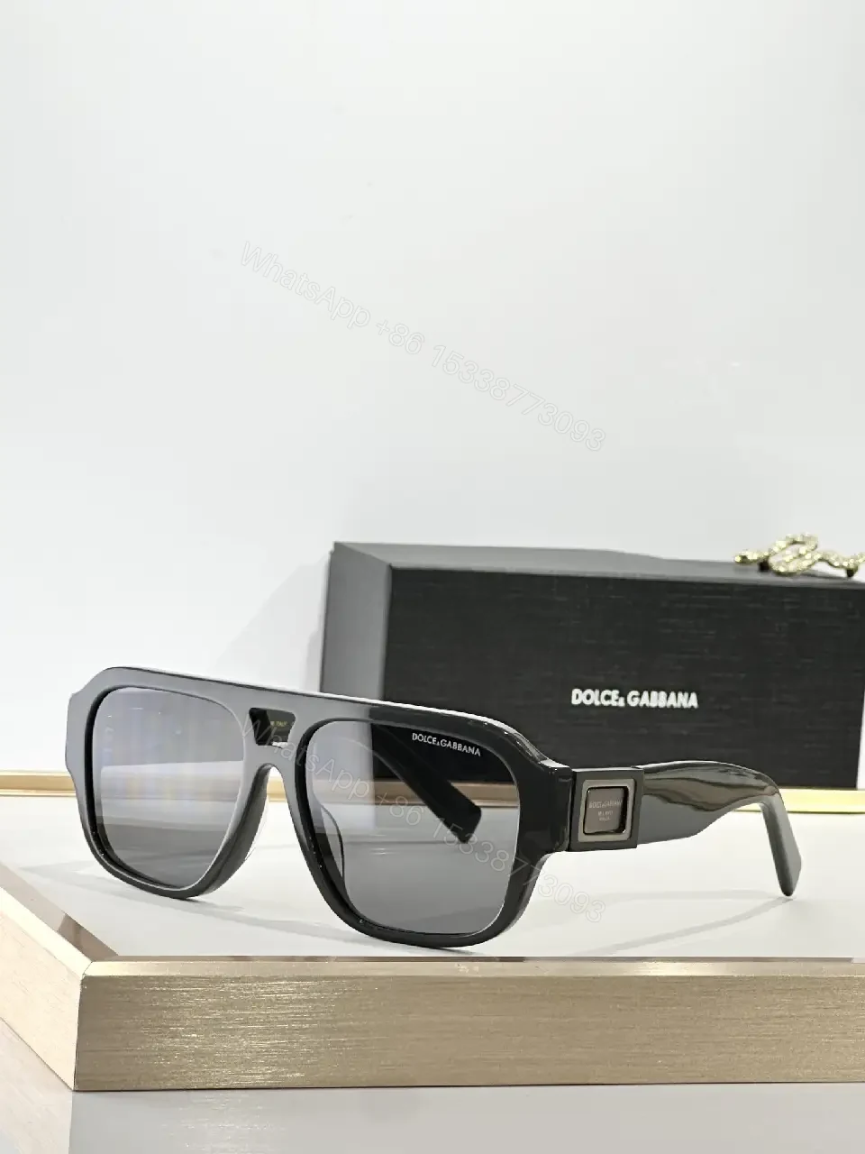 View 5 of Bold Acetate Sunglasses: Large-Frame Luxury UV Protection