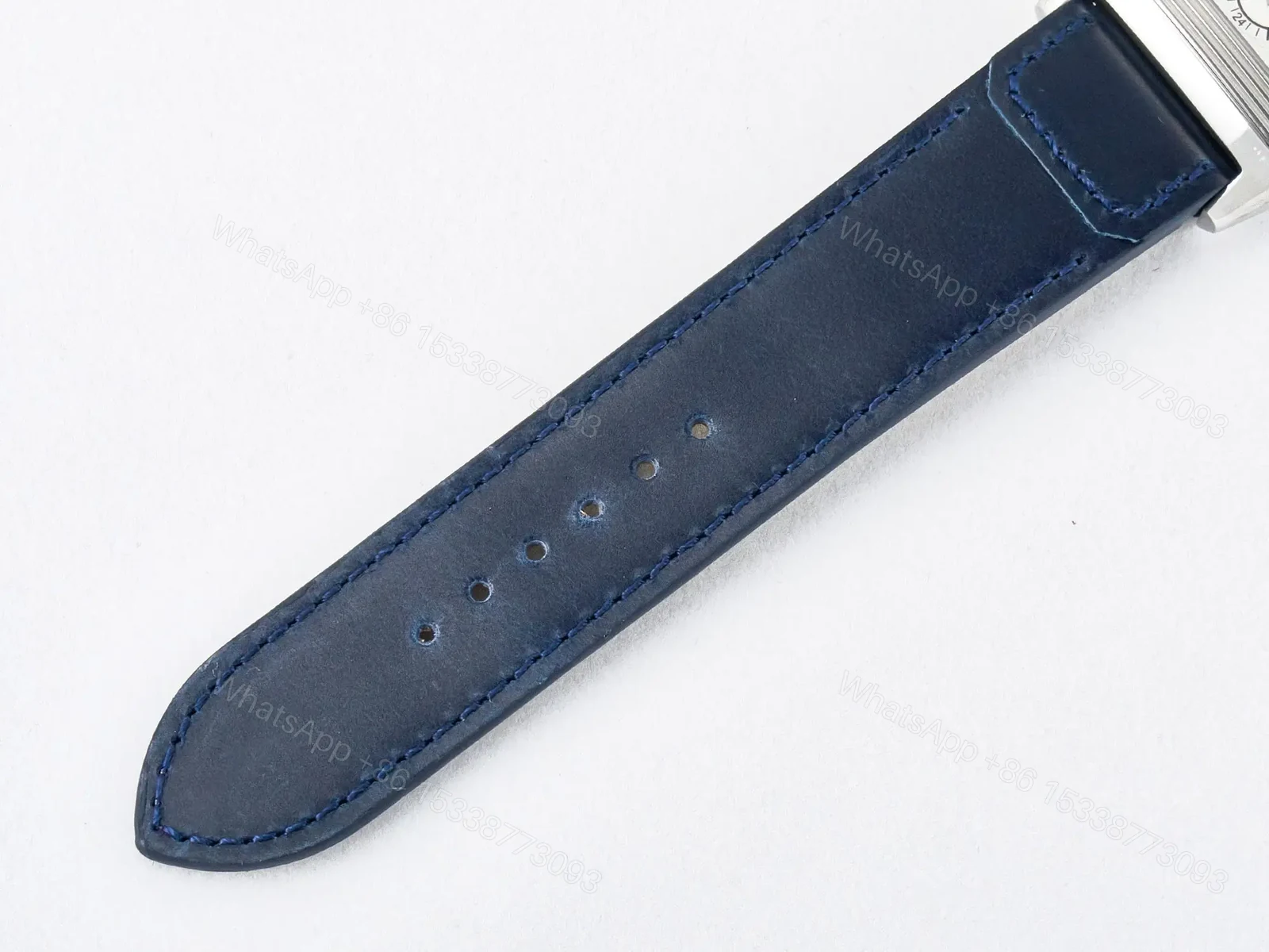 View 5 of Reverso Tribute Duoface Small Seconds SS MGF Best Edition Blue Dial on Blue Leather Strap A854A