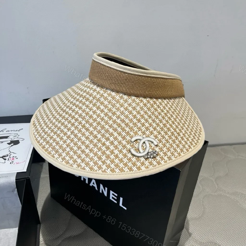 View 8 of Chic Textured Visor: Breathable, Sun-Shielding Comfort