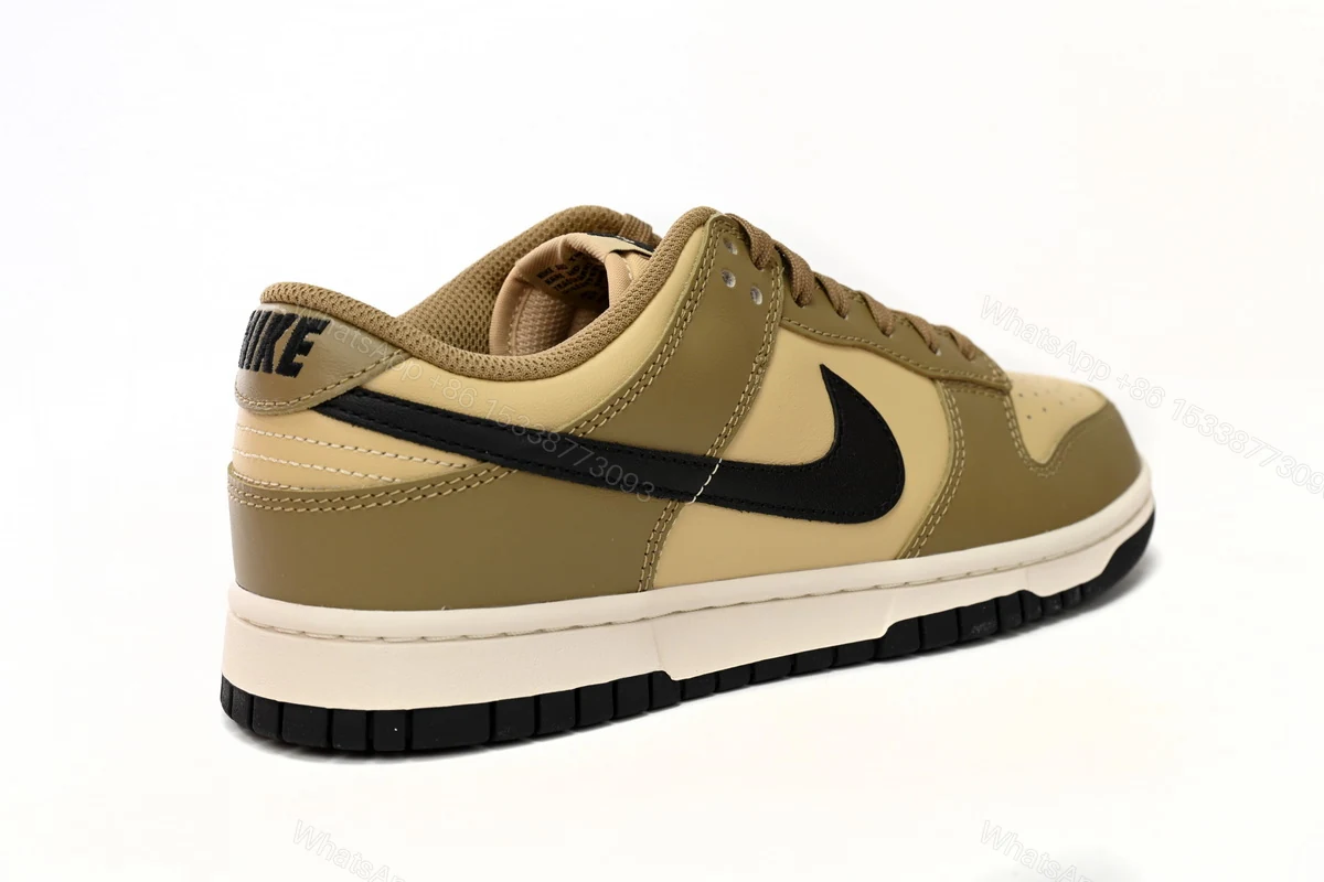 View 4 of Nike Dunk Low Khaki Brown DD1503-200