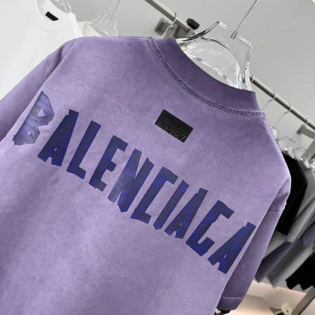 View 4 of Soft Gradient Tee: Premium Cotton, Relaxed Fit, Discreet Luxe