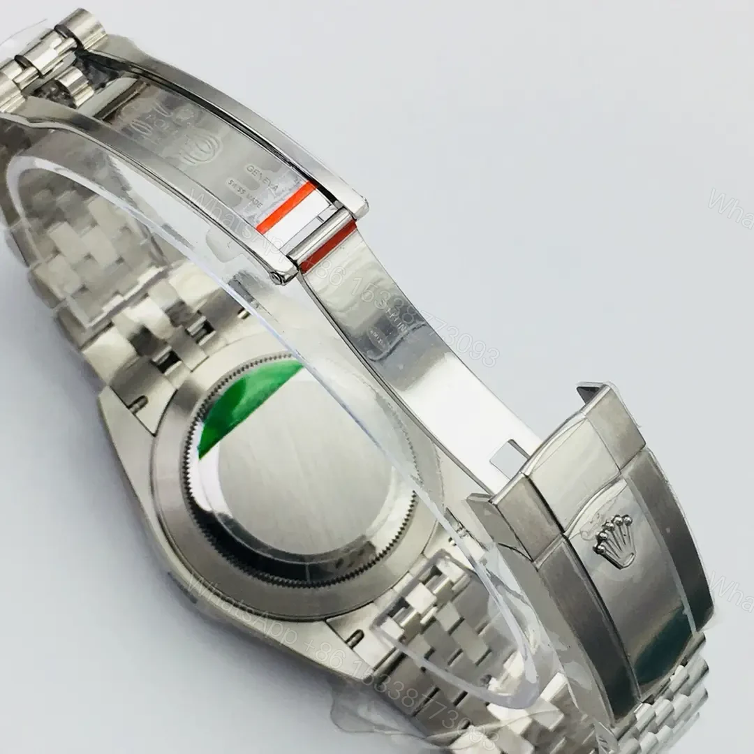 View 7 of Rolex Datejust 41 Stainless Steel Fluted Jubilee Silver Dial 126334-0004