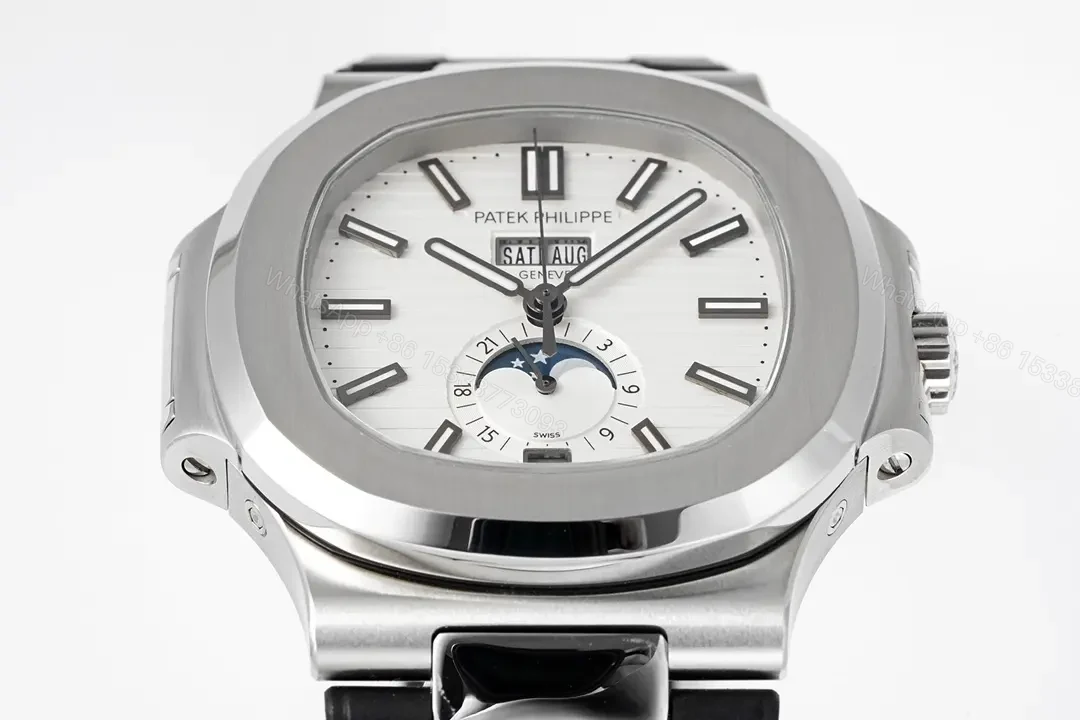 View 3 of Patek Philippe Blue Nautilus Rubber Watch