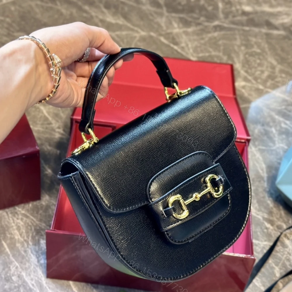 View 2 of Gucci Horsebit 1955 Mini Top Handle Bag Black 14Cm 781387 1AAQD 1000