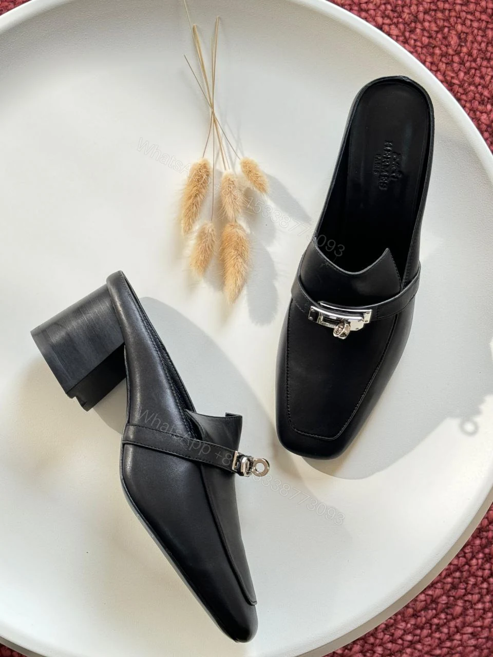View 4 of Hermes Blossom mule