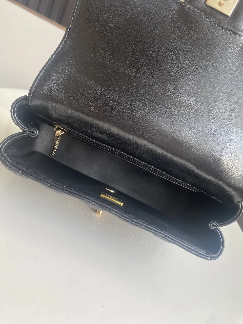 View 6 of Quilted Lambskin Bag: Classic Luxury, Compact Crossbody
