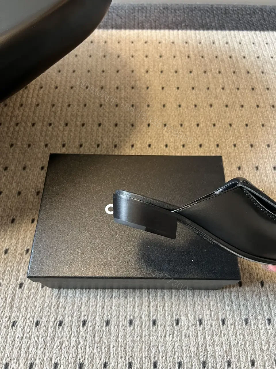 View 7 of Chic Leather Slides: Luxury Comfort in Minimalist Design