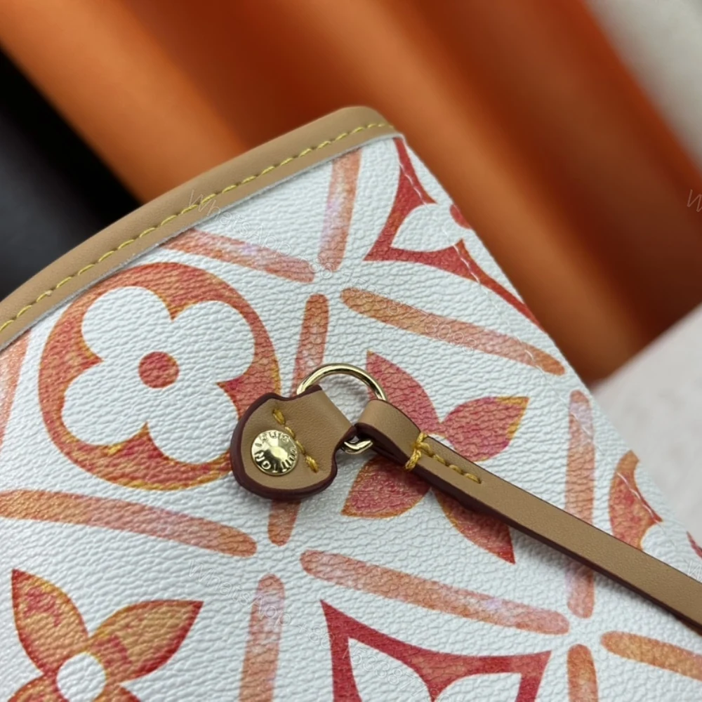 View 7 of Louis Vuitton Neverfull MM Autres Toiles Monogram Coral 31Cm M25317
