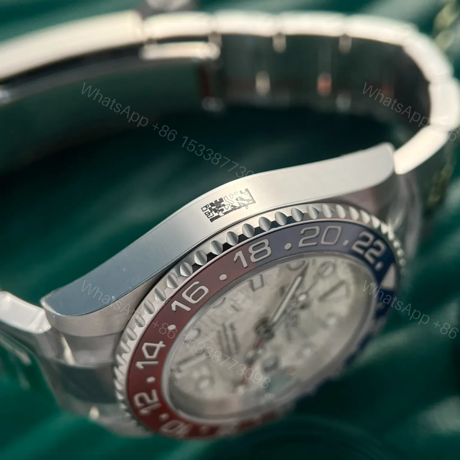 View 8 of Replica Rolex GMT-Master II Meteorite Dial 126719BLRO “Superman”