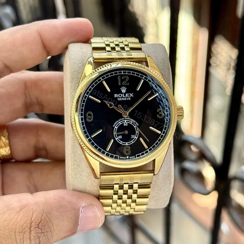 Rolex 1908 Classic Black Dial 39mm Quartz — view 1