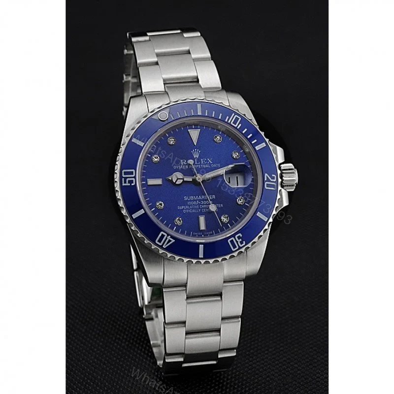 View 3 of Replica Rolex Submariner Blue Dial 622638