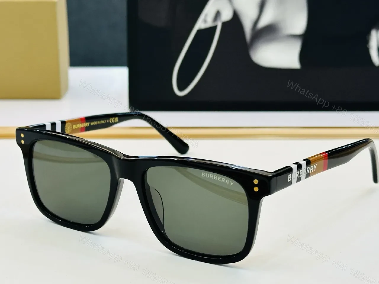 View 2 of Statement Sunglasses: Black Acetate, Gradient Lenses, Designer-Inspired Details