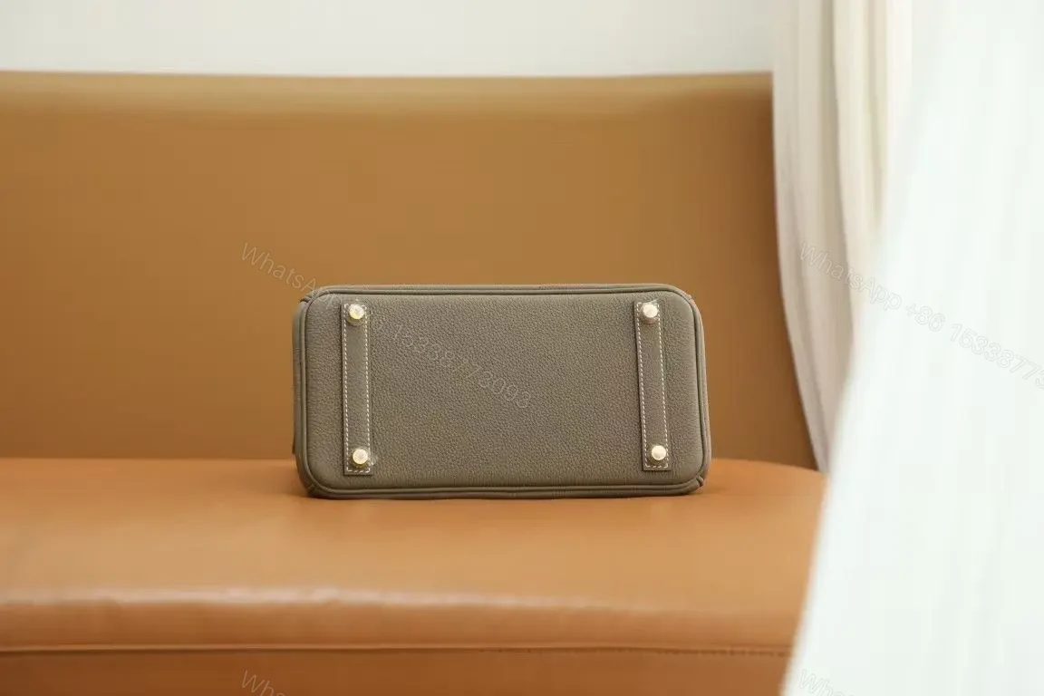 View 9 of HN 30 ETOUPE EPSOM SELLIER GOLD HARDWARE