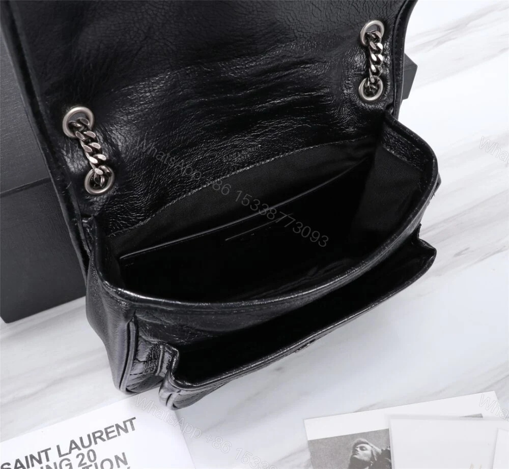 View 10 of Saint Laurent Niki Baby In Vintage Black 21Cm