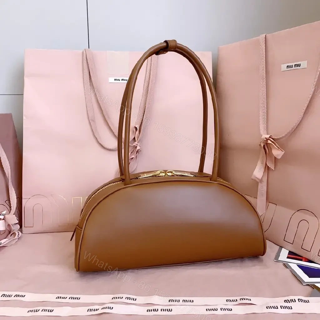 View 7 of Caramel Leather Dome Bag: Structured Luxury, Minimal Detailing