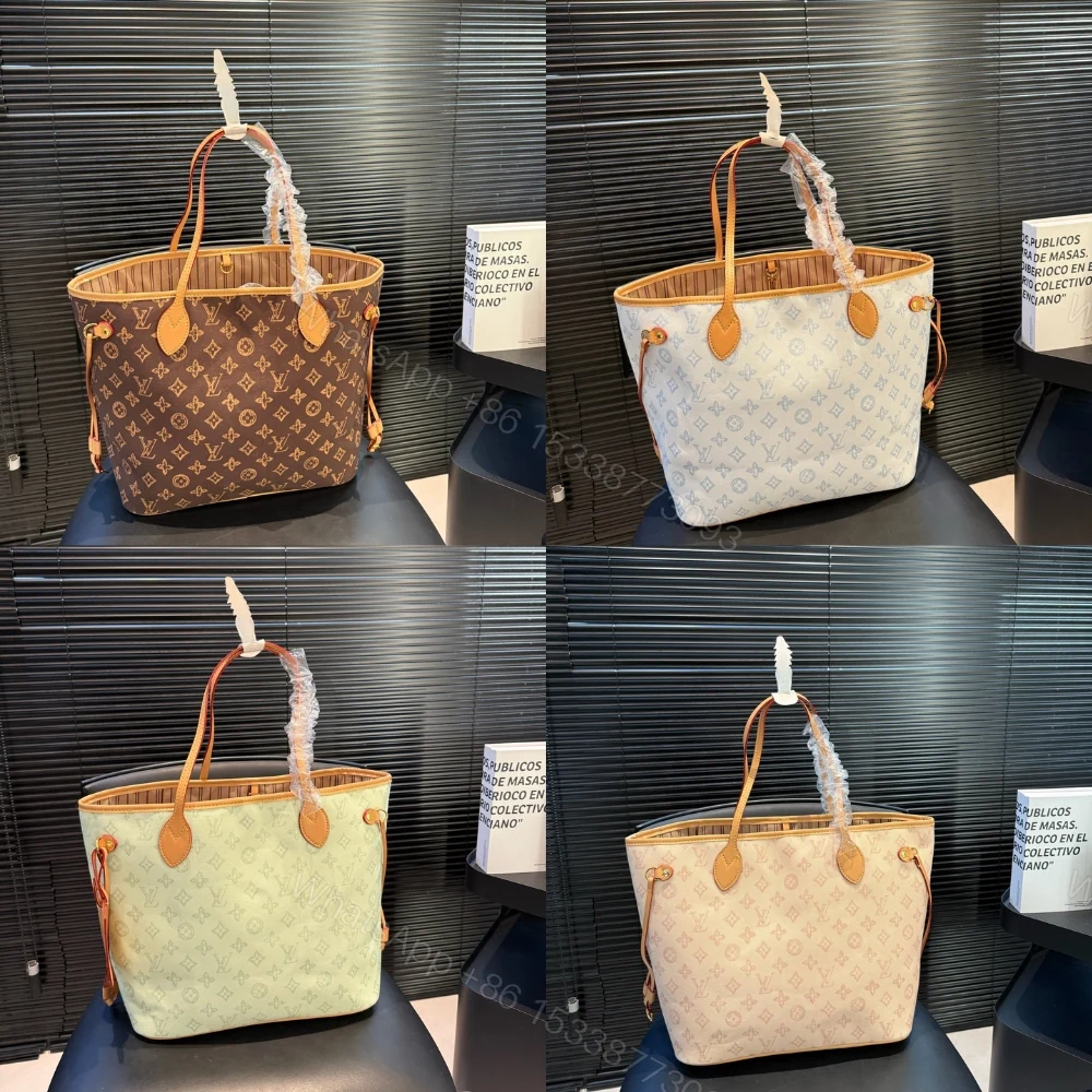 View 9 of Louis Vuitton Neverfull MM Monogram Origine Ebène 31Cm