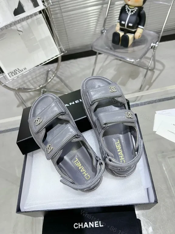 View 4 of Modern-Edge Sandals with Signature Hardware + Luxe Faux-Leather Comfort