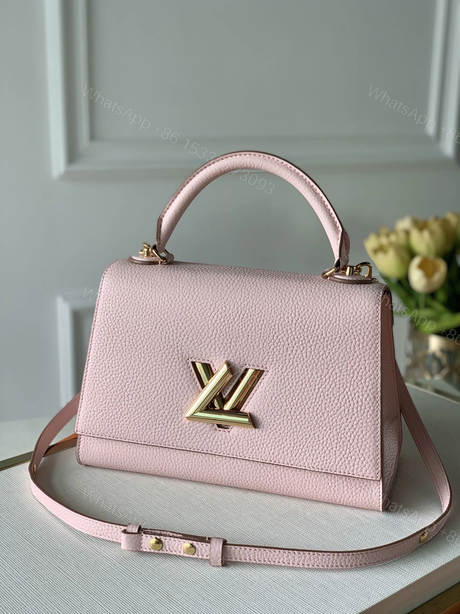 LV 一比一 M57584 粉色手提包 精品肩背包人氣推薦 — view 1