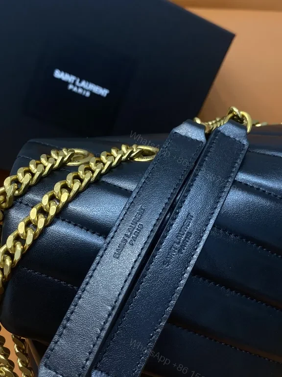 View 5 of Chic Chevron Quilted Leather Bag â€“ YSL-Inspired Elegance