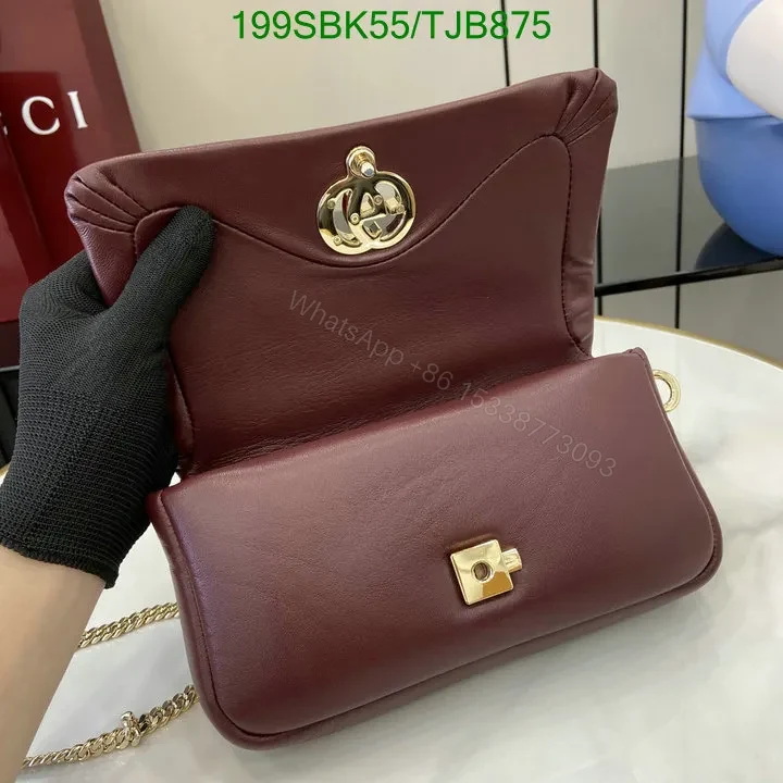 View 45 of Gucci Rosso Ancora Red Leather Mini Top Handle Bag HG258