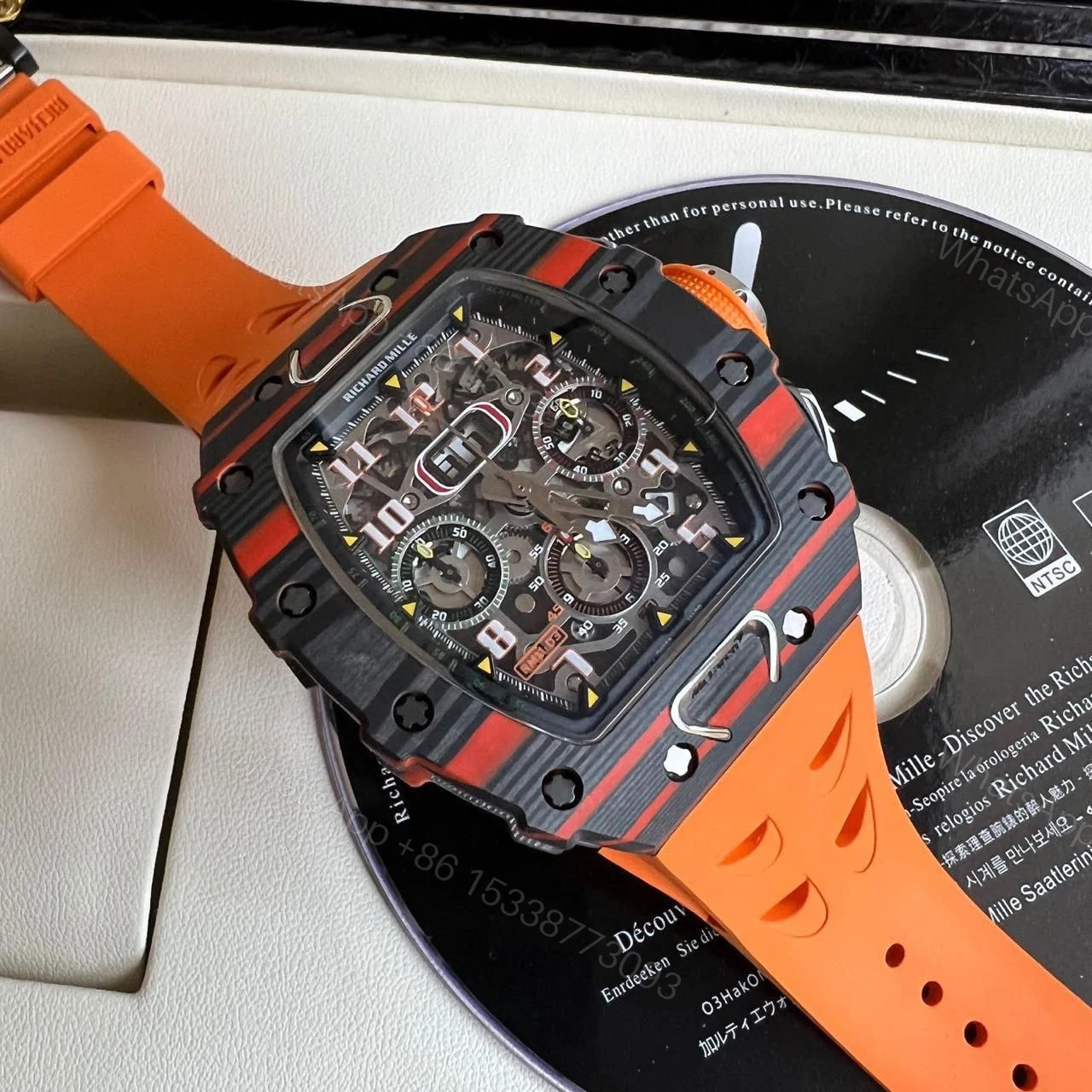 View 3 of Richard Mille RM 11-04 Mancini Carbon TPT