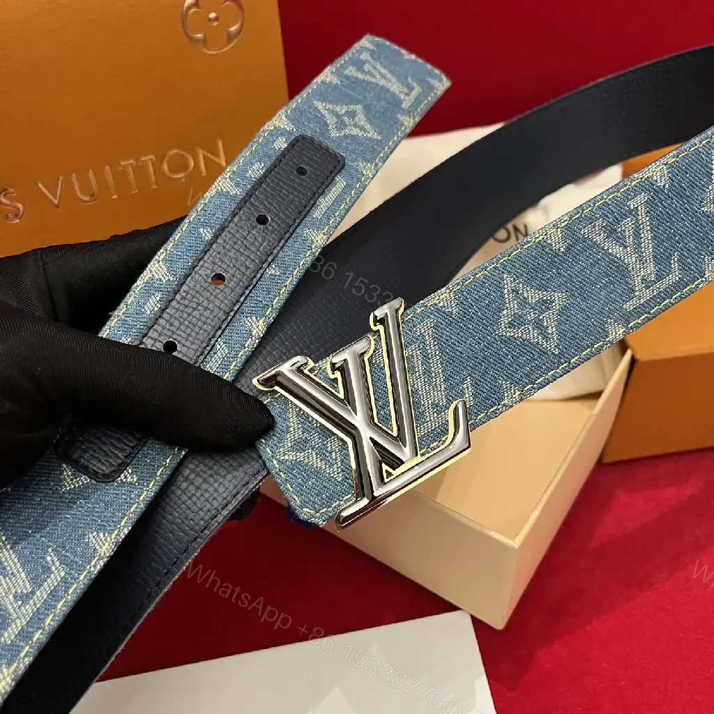Denim Monogram Belt: Modern Luxury, Everyday Versatility — view 1