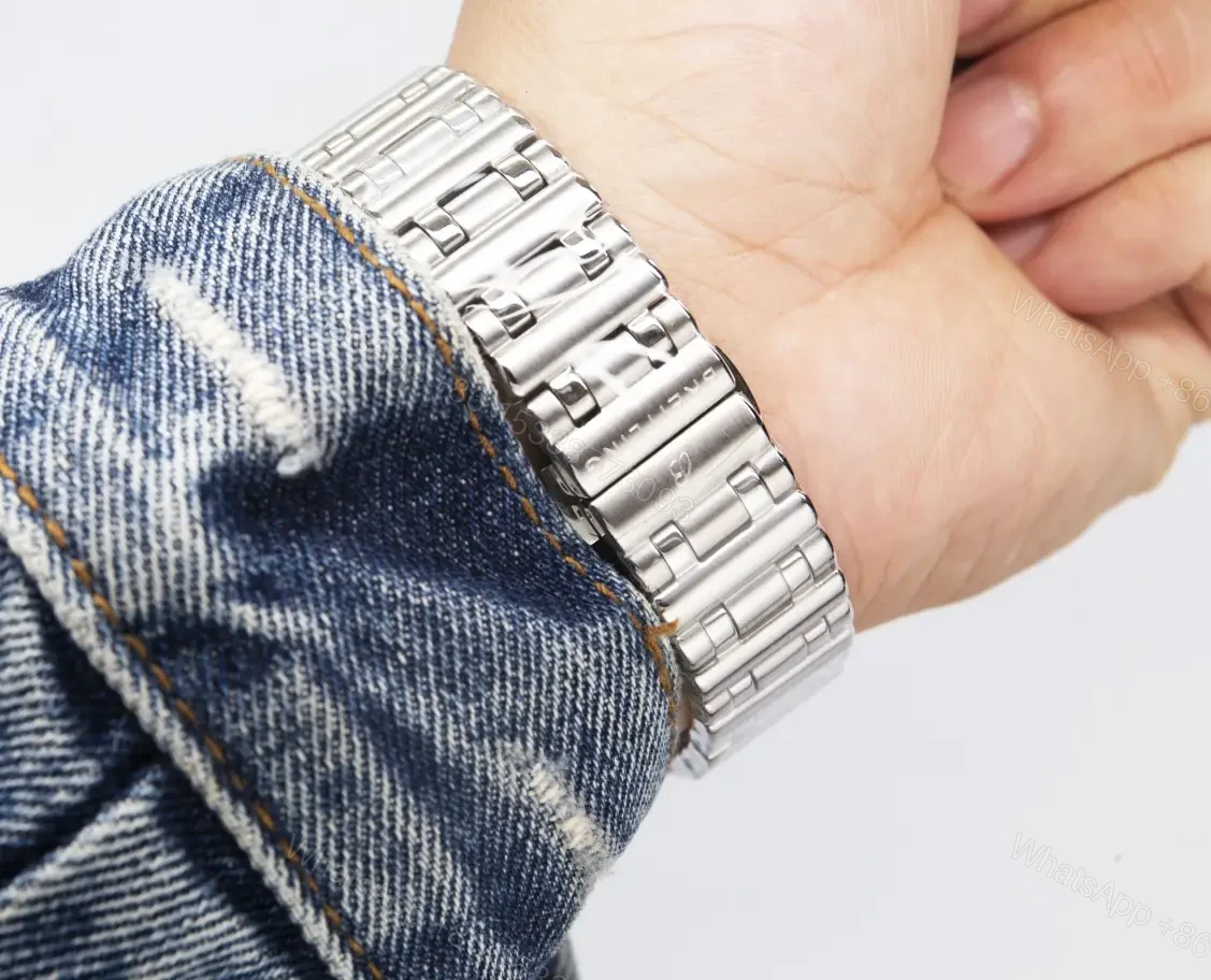 View 7 of Breitling Chronomat GMT 40 Blue Replica Steel Bracelet 40MM Premium A32398101C1A1