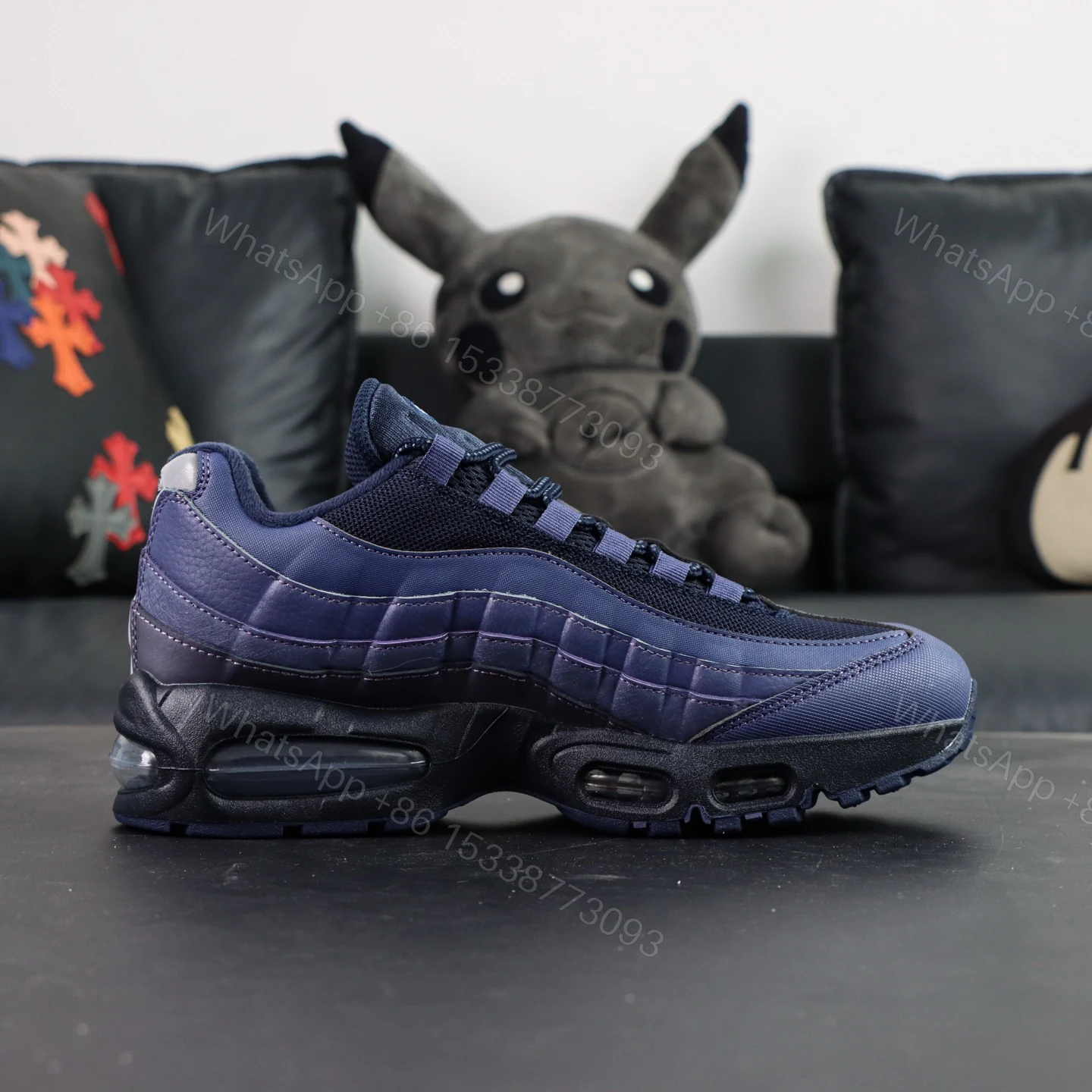 View 2 of Air Max 95 Purple Black
