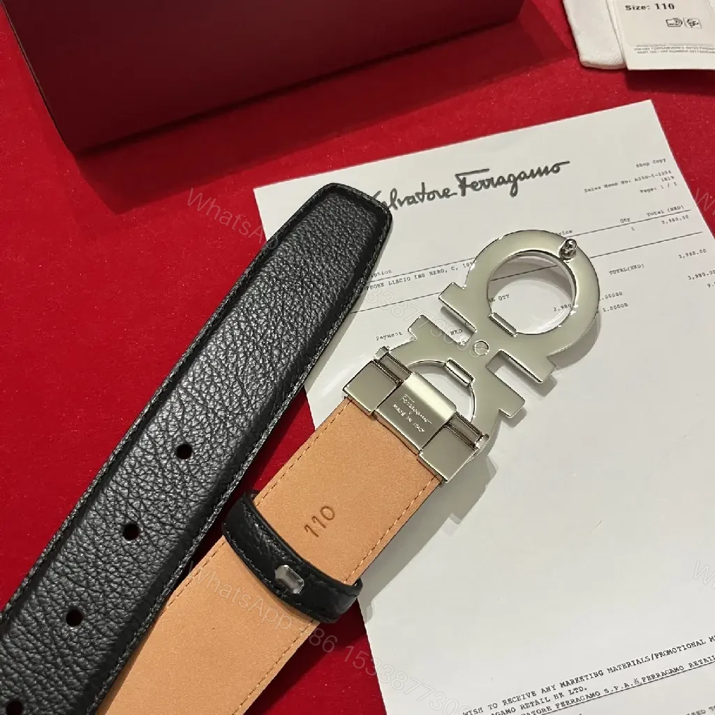 View 9 of Bold Leather Belt with Omega Buckle, Everyday Luxury