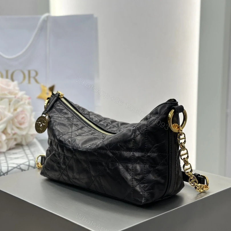 View 2 of 高仿Dior*Star系列S3202M900鏈條單肩腋下包黑色免檢版