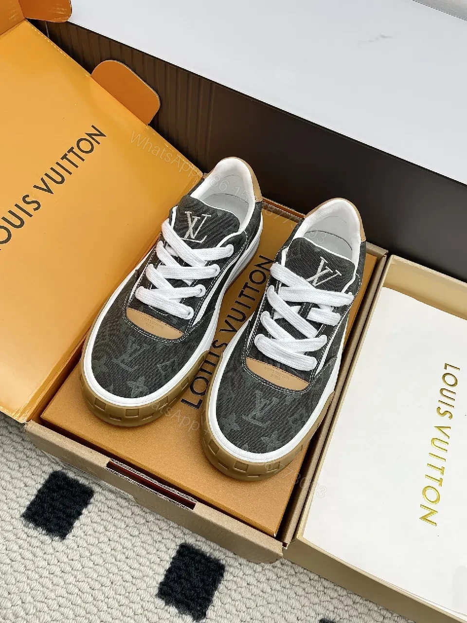 View 6 of Embossed Monogram Sneaker: Luxury Comfort, Durable Style