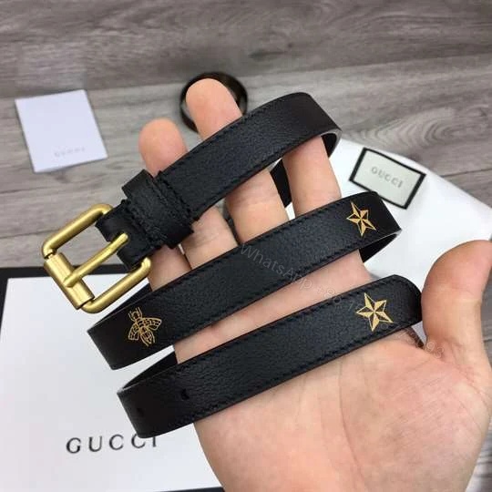 View 2 of GUCCI BEES AND STARS BELT – B39
