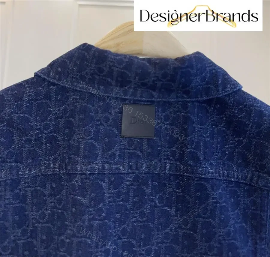 View 9 of Dior Dark Blue Cotton Denim Oblique Jacket