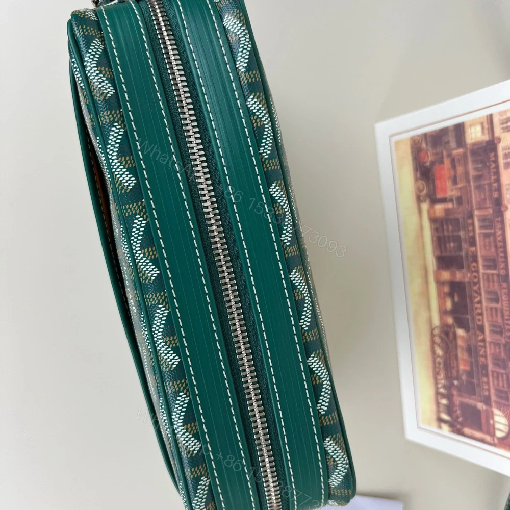 View 5 of 高仿Goyard*CAPVEP3相機郵差包綠色小號免檢版