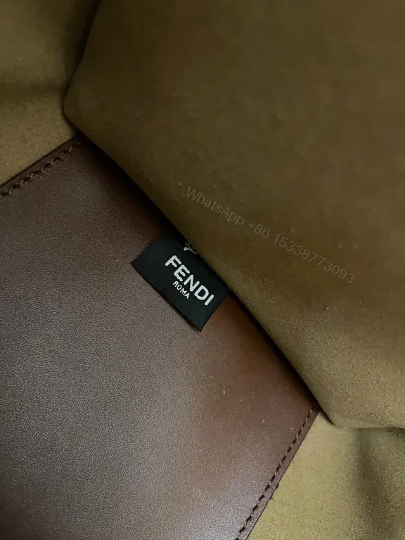 View 7 of Bold Leather Satchel: Structured, Fendi-Detail, Versatile Bag