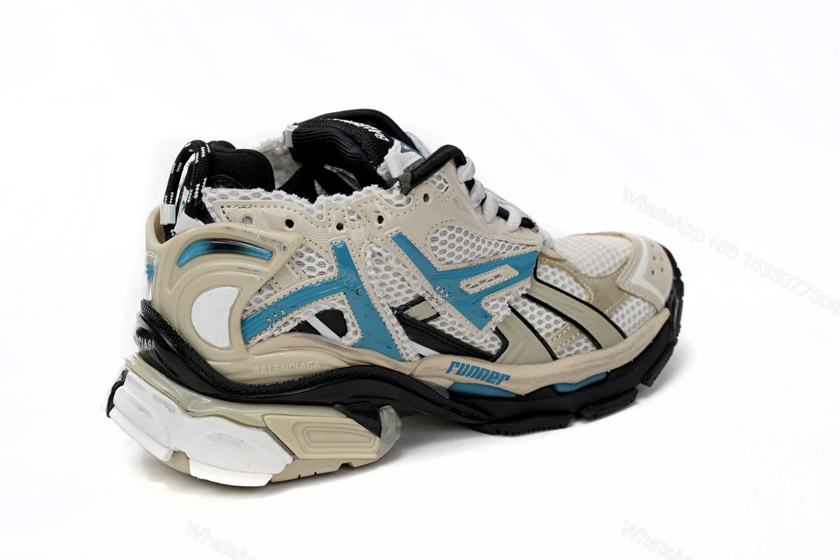 View 8 of Balenciaga Runner Beige Grey Blue 677402 W5RH6 0312