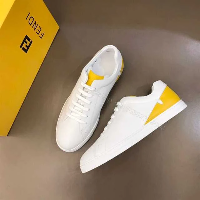 View 6 of FENDI CORNER BUGS LOW-TOP SNEAKERS IN WHITE – FD07