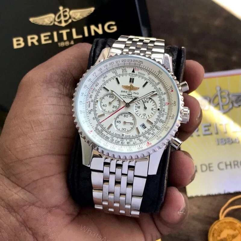 View 5 of Breitling Chronomat B01 White Dial 42mm Quartz